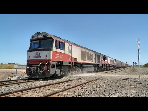 SCT 5AM9 Mixed Freight Train At Buchter Road, Gheringhap (2/2/2024) - PoathTV Australian Railways