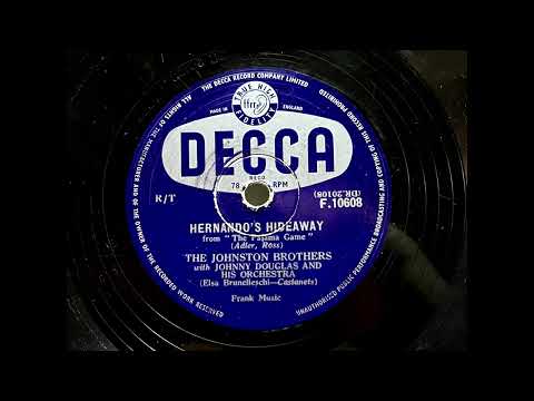 1955 THE JOHNSTON BROTHERS - Hernando's Hideaway DECCA 10" F10608