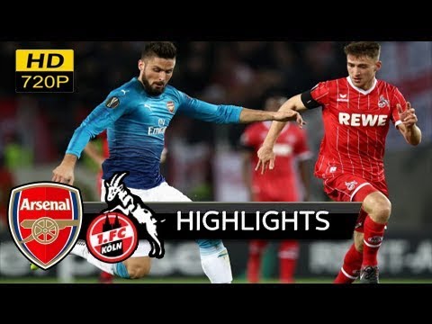 koln vs arsenal 1-0 - extended Highlights & All Goals (uefa europa league) 23/11/ 2017 HD