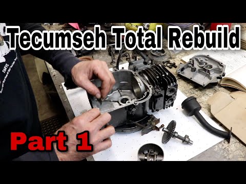 (Part 1) Tecumseh Small Engine Total Rebuild: A Complete Guide