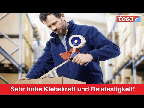 Artikelvideo 1 für tesa Packband tesapack® Papier Ultra Strong fadenverstärkt braun 50,0 mm x 25,0 m 1 Rolle, Artikelnummer 847034