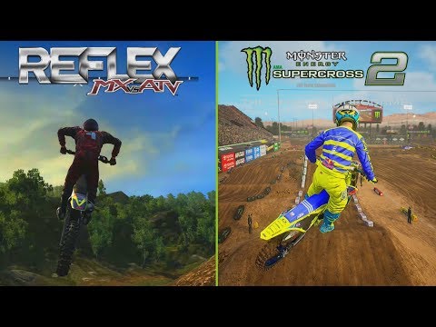 Supercross The Game 2 VS MX vs ATV REFLEX | Gameplay Comparison Video 2019
