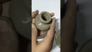 DIY miniature clay pot #shorts