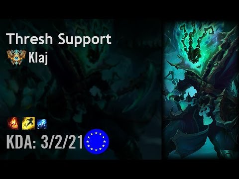 Thresh Support vs Lulu - Klaj - EUW Challenger Patch 6.13
