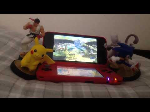 Pelea de amiibos Sonic y Mewtwo vs Ryu y Pikachu
