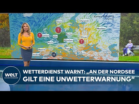 Herbststurm fegt über Deutschland: Wetterdienst warnt vor Orkanböen | WELT Wetteraussichten
