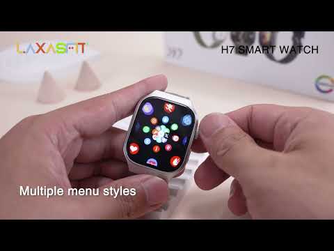 #smartwatch #h7 #laxasift H7 Curved HD Smartwatch 2.01" Curved HD Display + Bluetooth Calling