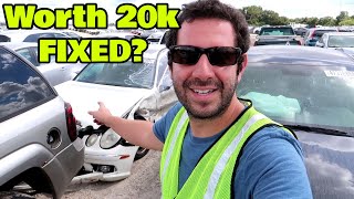 I BID on a Wrecked Rare AMG Wagon at Copart! Can I Even Fix This???