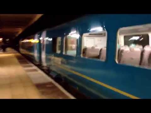 Arriva Trains Wales arriving at Rhyl