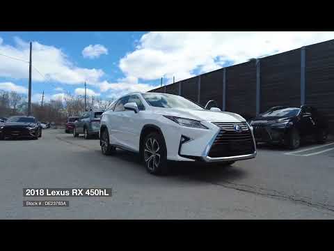 2018 Lexus RX 450hL Auto in White for sale at Ken Shaw Toyota in Toronto, ON