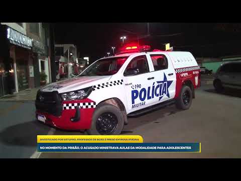 Investigado por estupro, professor de boxe é preso em Nova Ipixuna   No momento da prisão, o acusado