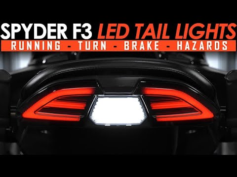 Can-Am Spyder F3/F3s LED Tail Lights & Reverse Light (Plug N' Play)