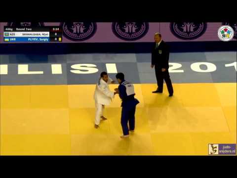 Judo 2014 Grand Prix Tbilisi: Shikhalizada (AZE) - Pliyev (UKR) [-66kg]