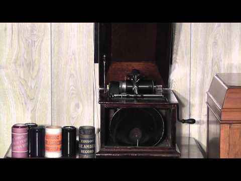 Edison blue amberol cylinder 4977 - Turkey In The Straw by Austin & Reneau