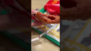 【いちごショートケーキパイ】　#asmr  #マクドナルド  #ホットアップルパイ