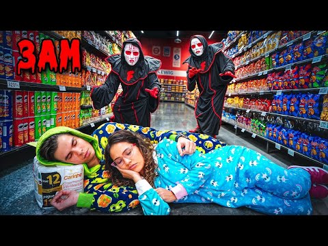 WE SPENT THE NIGHT AT THE MARKET AND WE REGRET IT SO MUCH!