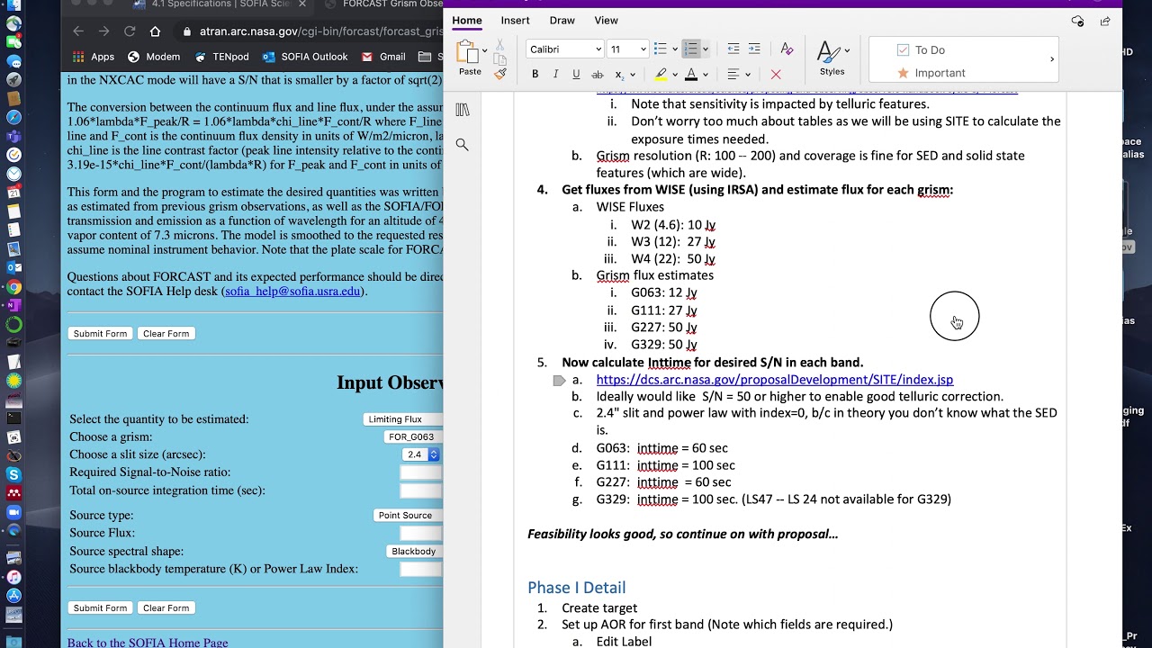 SOFIA Observing Proposal Tutorial - FORCAST Instrument (Grism Mode)