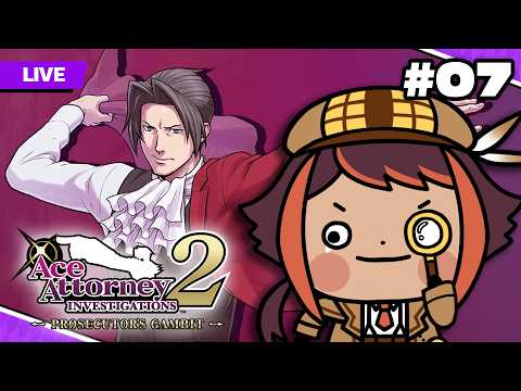 [Let's Play] Ace Attorney Investigations 2: Prosecutor's Gambit #7 [EN - Twitch] | HOKU 🦉