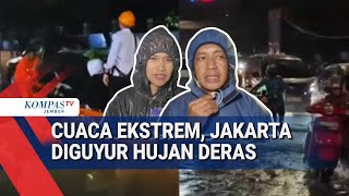 Download lagu Jakarta Diguyur Hujan Deras, Sejumlah Titik Terendam Banjir Termasuk Senayan & Pulogadung mp3