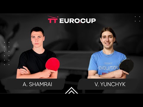 18:00 Andrii Shamrai - Valentyn Yunchyk 01.08.2024 TT Euro.Cup Ukraine Elite. TABLE 3