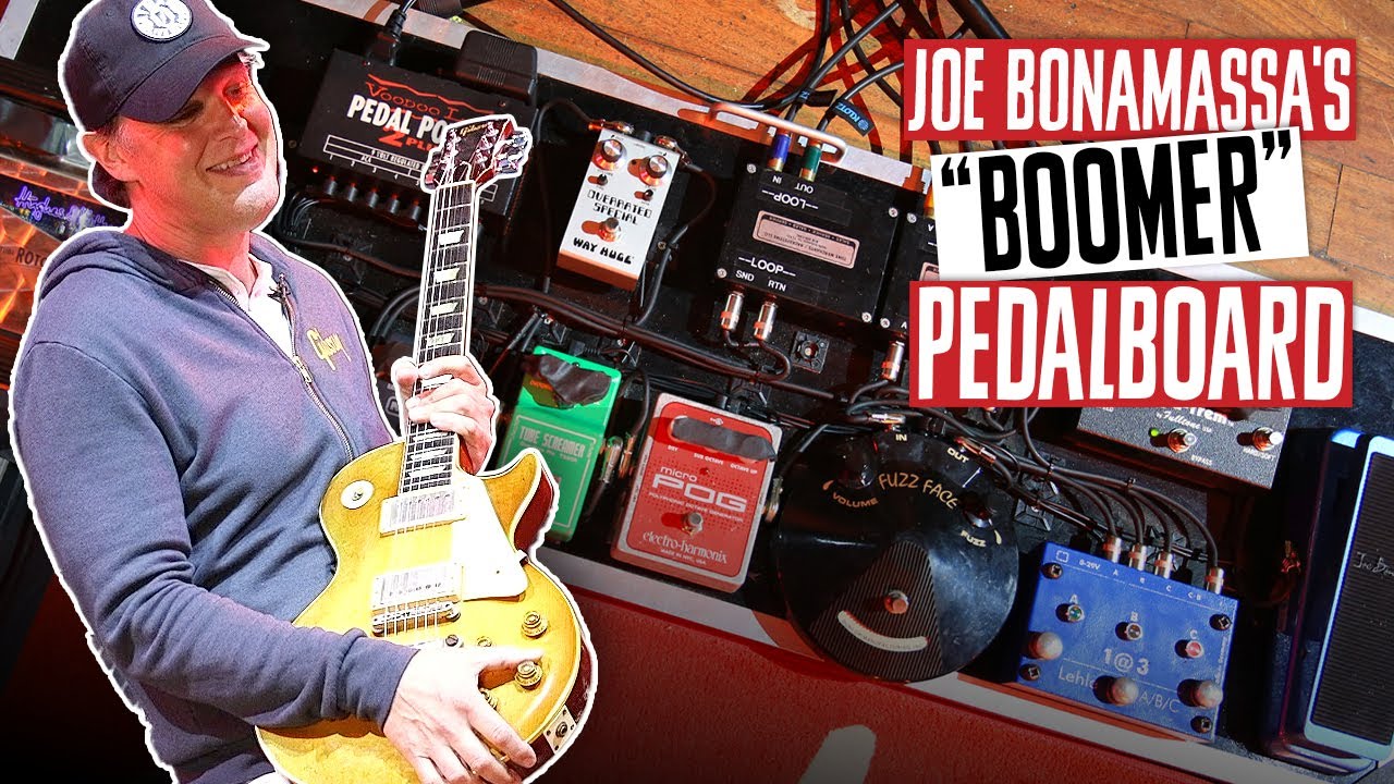 Joe Bonamassa's "Boomer" Pedalboard
