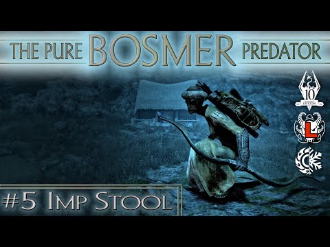 The Pure BOSMER Predator - 5 - IMP STOOL - Skyrim AE Legendary Survival Playthrough