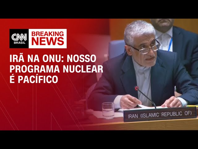 Embaixador do Irã na ONU diz que programa nuclear é “pacífico” | BASTIDORES CNN