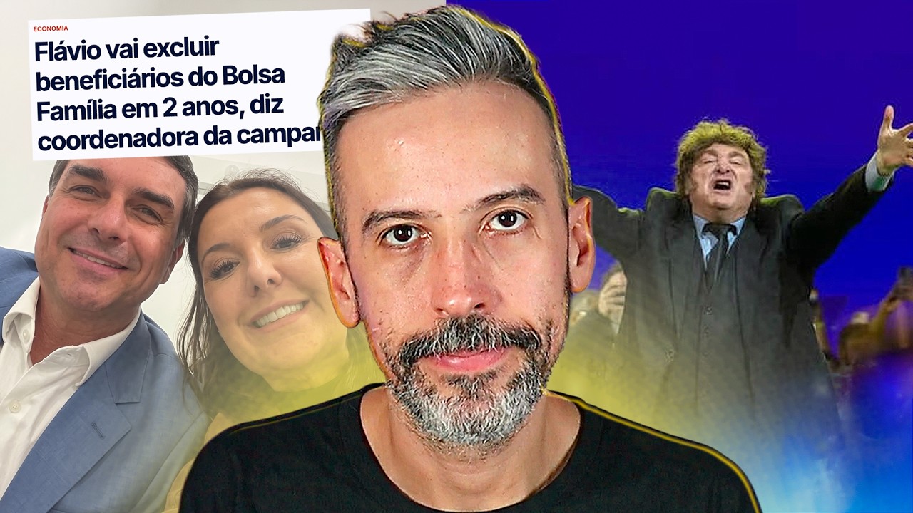 O MODELO MILEI QUE A CAMPANHA DE FLÁVIO BOLSONARO QUER SEGUIR