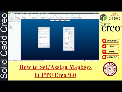 How To Set / Assign Mapkeys In PTC Creo 9.0