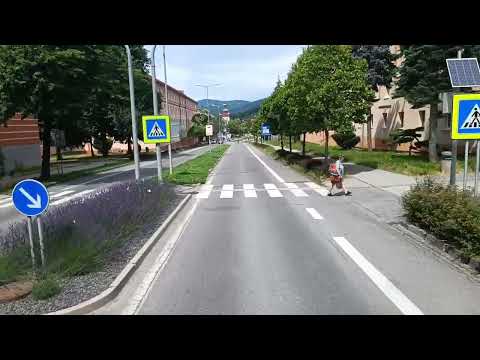 Driving in Slovakia, route 9, Handlova