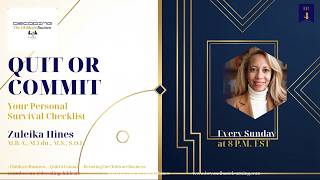 ARE YOU READY TO COMMIT? Your Personal Survival Checklist