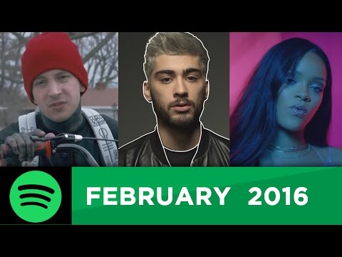 Top 10 Most Streamed Songs Of The Month - February 2016 (Spotify Global)