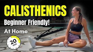 Bodyweight Calisthenics for Beginners – 20 Min Full Body Workout thumbnail