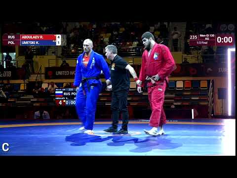 1/2 Men-Gi - +100 kg: R. ABDULAEV (RUS) v. K. UMIŃSKI (POL)