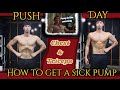 How To Get A Sick Chest Pump?!!? (Bodybuilding Style Home Workout)