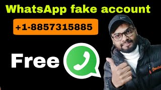 WhatsApp fake account | how to create WhatsApp fake id | WhatsApp fake account kaise banaye