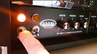 Video thumbnail for 120W Bugera 333XL Guitar Amplifier - Features & Sound by Guitar How To's