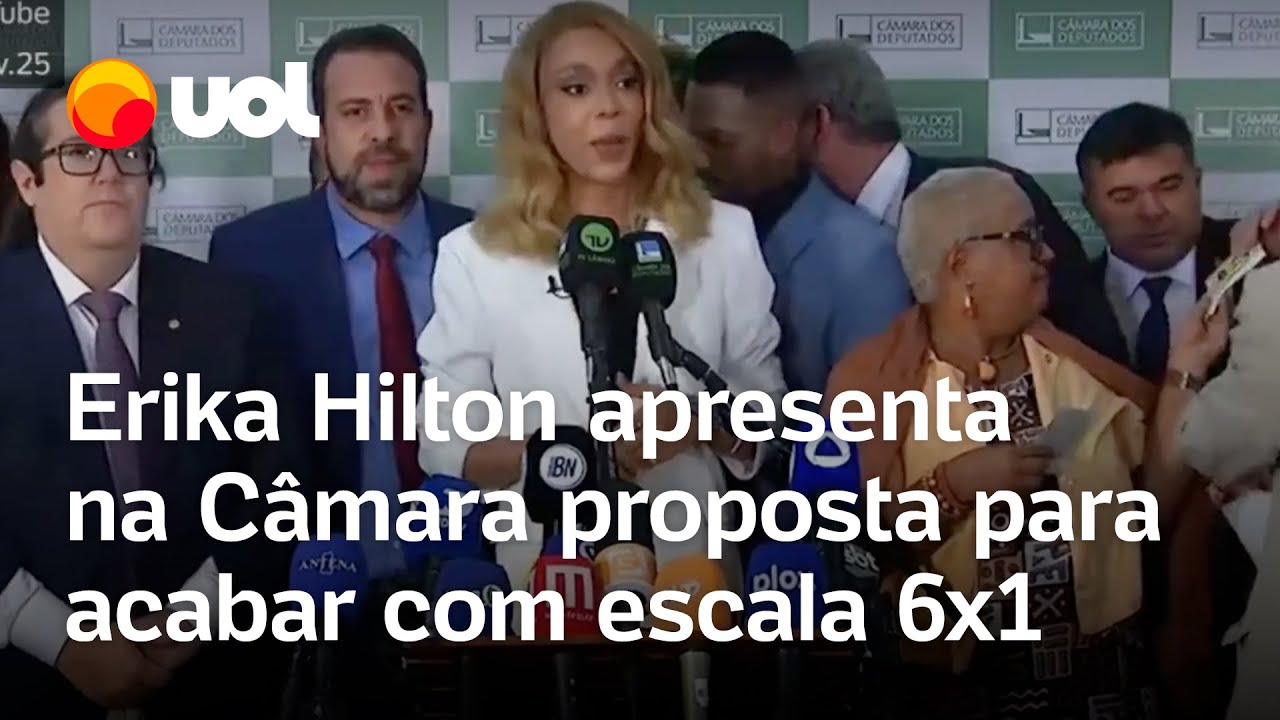 Fim da escala 6x1: Erika Hilton apresenta proposta na Câmara dos Deputados