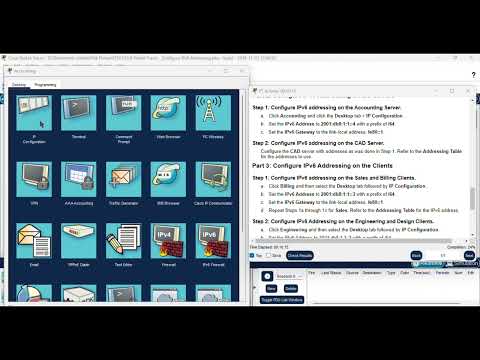 12.6.6 Packet Tracer - Configure IPv6 Addressing