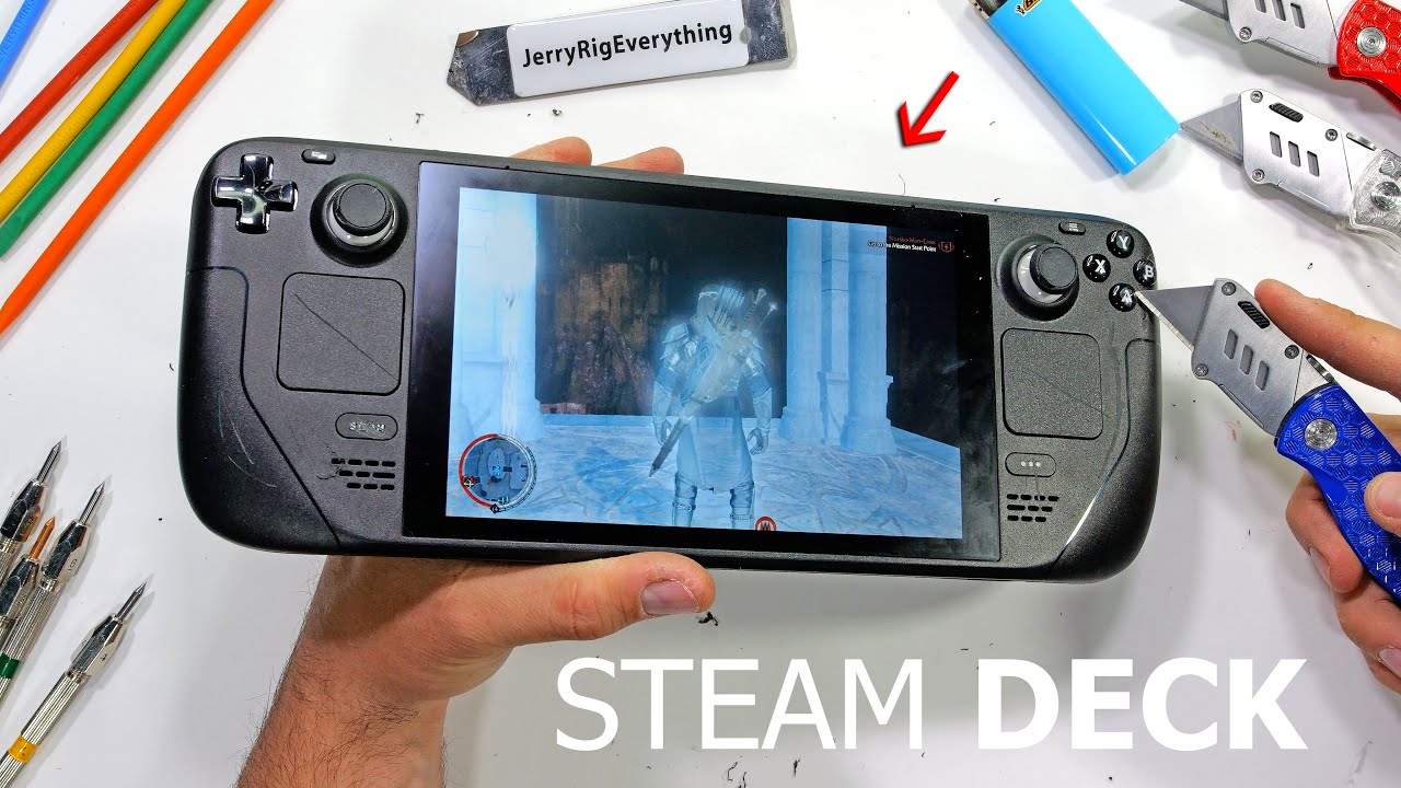 Steam Deck Durability Test! - Is the 'Upgraded Glass' Worth it?