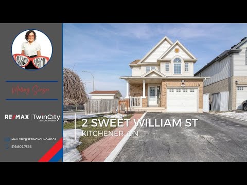 Kitchener Real Estate  | 2 Sweet William St | Kitchener House Tour