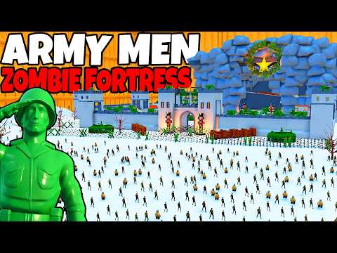Zombie Army Siege of Army Men FORTRESS WALLS in NEW Attack on Toys UPDATE!