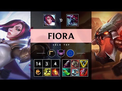 Fiora Top vs Cho'Gath - EUW Master Patch 25.S1.3