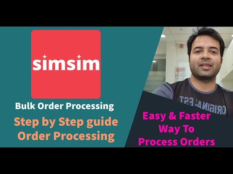 Simsim Seller Order Processing | SimSim order Process | SimSim par order process kaisey karye