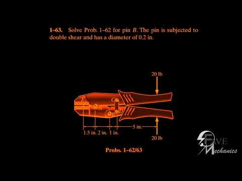 Problem 1-63/1-64/1-65/ Engineering Mechanics Materials