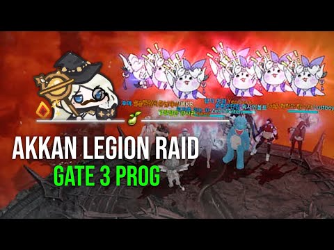 LOST ARK - Akkan Legion Raid Gate 3 Prog Day Summary