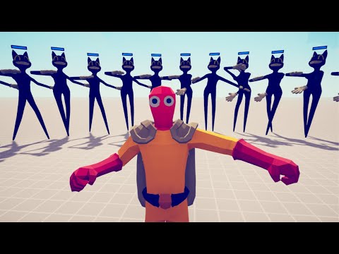 👊NEW ONE PUNCH MAN vs 🐈CARTOON CAT CIRCLE - Totally Accurate Battle Simulator TABS