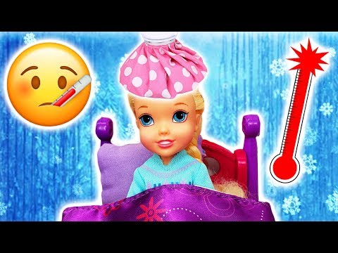 😨😨SICK DAY! Elsa toddler is sick!