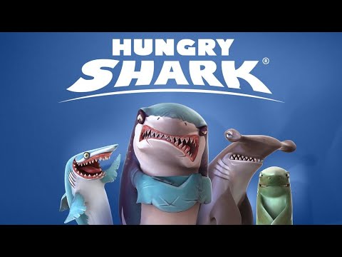 Reef Shark, Mako Shark , Great White & Hammerhead Shorts Compilation - Hungry Shark World