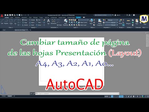 Cambiar tamaño de página de las hojas Presentación (Layout) - A4, A3, A2, A1, A0... – AutoCAD